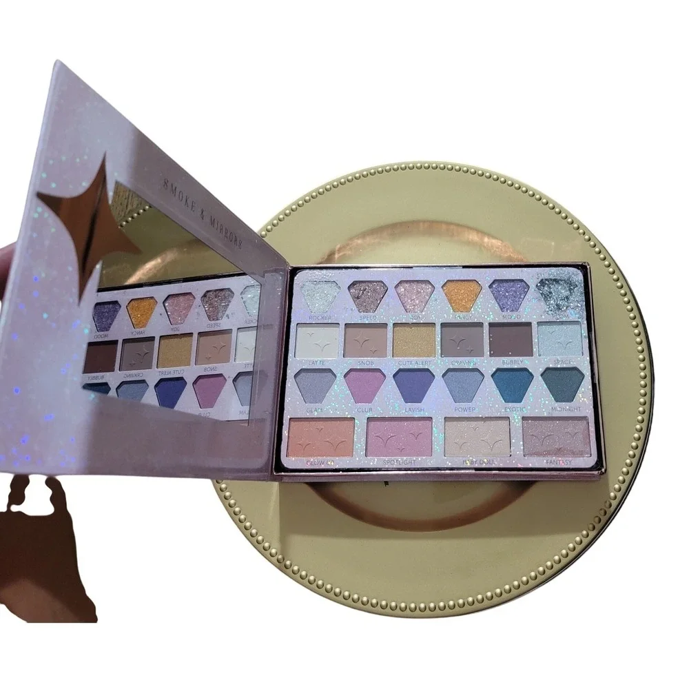 Smoke & Mirrors You're A Goddess 22 PC Face & Eye Palette Holographic Pink